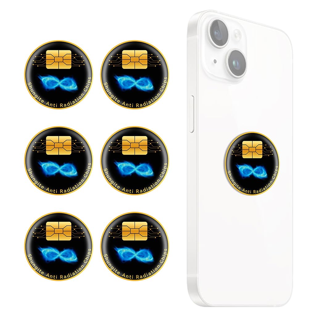 ZORBES ORBES 6 Pcs Cell Phone Protection Neutralizers Stickers for Smart Phones/Tablets/Laptops/Computer/WiFi/Priner/TV Electronic Devices Blocker ZORBES ORBES 6 Pcs Cell Phone Protection Neutralizers Stickers for Smart Phones/Tablets/Laptops/Computer/WiFi/Priner/TV Electronic Devices Blocker